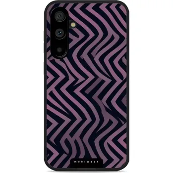 Pouzdro na mobilní telefon Lesklý kryt Mobiwear Glossy - Samsung Galaxy S23 FE - GA55G Fialové klikyháky (Prémiové lesklé pouzdro, obal, kryt Mobiwear Glossy na mobil Samsung Galaxy S23 FE - GA55G Fialové klikyháky, materiál Plast + TPU silikon - krytí po všech stranách,)