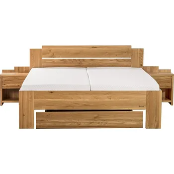 Postel AHORN CZ, s.r.o. Dvoulůžková postel GRADO MAX - buk ROZMĚR: 140 x 190 cm - ATYP