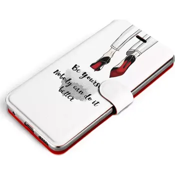Pouzdro na mobilní telefon Flipové pouzdro Mobiwear na mobil Sony Xperia 5 III - M046P Be yourself - VÝPRODEJ (Parádní flip obal, kryt, pouzdro Mobiwear na mobil Sony Xperia 5 III s motivem M046P Be yourself)