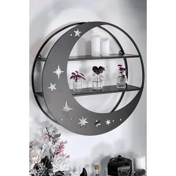 dekorace (police) KILLSTAR - Crescent - Black