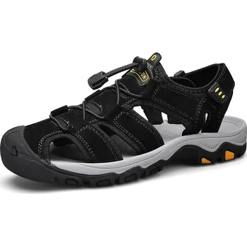 Dámské sandále Outdoorové pánské sandály MIX125 Barva: Černá, Velikost: 44