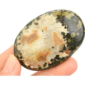 Sběratelství Jaspis oceán hladký kámen z Madagaskaru 58g