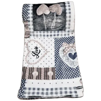 deka Mikroplyšová deka SWEET HOME šedá