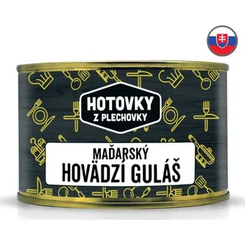 Hotové jídlo Hotovky z plechovky Maďarský hovězí guláš v plechovce Velikost: 400 g
