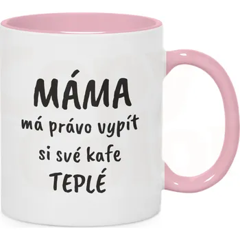 Gravírování Hrnek ke Dni matek - TEPLÉ KAFE - různé typy hrnků a vlastní fotografi