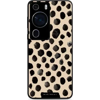 Pouzdro na mobilní telefon Lesklý kryt Mobiwear Glossy - Huawei P60 Pro - GA50G Černé puntíky (Prémiové lesklé pouzdro, obal, kryt Mobiwear Glossy na mobil Huawei P60 Pro - GA50G Černé puntíky, materiál Plast + TPU silikon - krytí po všech stranách, neošoupatelný potisk, tenké)
