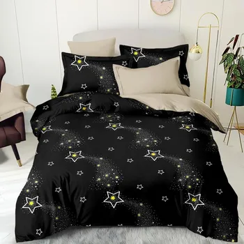 Povlečení Fashion Home 7DÍLNÉ OBOUSTRANNÉ POVLEČENÍ - HVĚZDY
