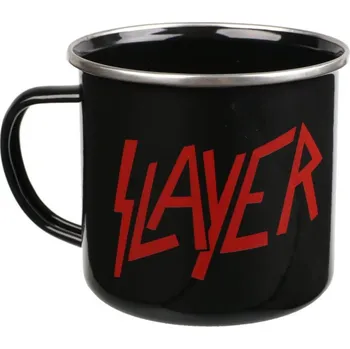 Smaltovaný hrnek plecháček SLAYER Velikost: UNI