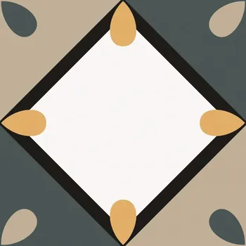 Dlažba EQUIPE BAUHOME E27702 20 cm x 20 cm x 0,9 cm mix barev 1 m2