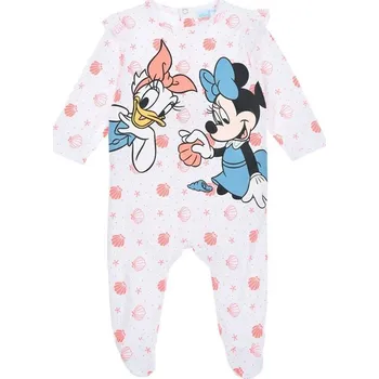 Dívčí pyžamo Bílý dívčí overal Minnie Mouse and Daisy Velikost: 86