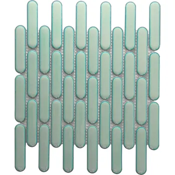 Dlažba PREMIUM MOSAIC Fin mozaiky SEO23525 30 cm x 30 cm zelená 1 ks