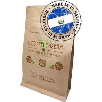 Káva COFFEEDREAM | Káva EL SALVADOR EL BORBOLLON - 100g / třívrstvý sáček se zipem / Velmi jemné mletí - džezva Káva Borbollon A55