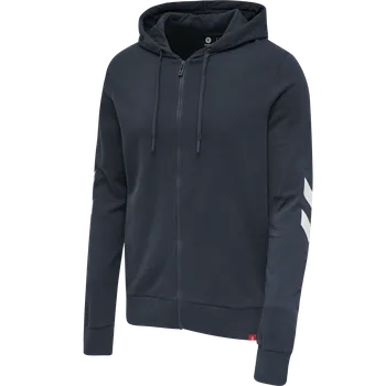 Pánská mikina Mikina s kapucí Hummel HMLLEGACY ZIP HOODIE PLUS 218422-7429 Velikost 3XL