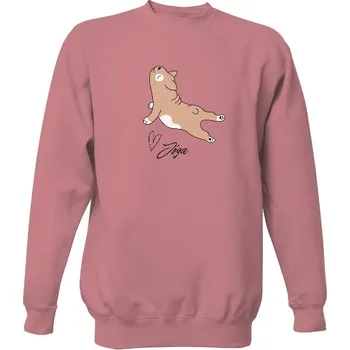 Pánská mikina Mikina bez kapuce Unisex s potiskem Jógový pejsek pánské