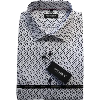 Pánská košile Pánská košile s krátkým rukávem - střih REGULAR - vzor F773 - 49