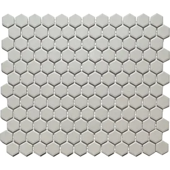 Dlažba PREMIUM MOSAIC Fin mozaiky LOH2029 26 cm x 30 cm šedá 1 ks