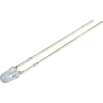 Polovodič Kingbright LED s vývody modrá kulatý 3 mm 40 mcd 60 ° 30 mA 4.5 V