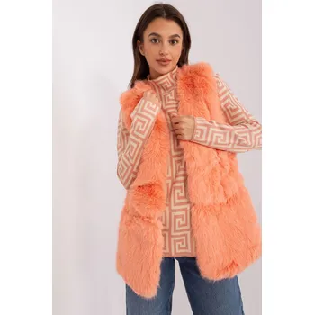 Dámská vesta Kožešinová dámská vesta AT - Pohodlný doplněk s kapsami, L/XL i240_186701_2:L/XL