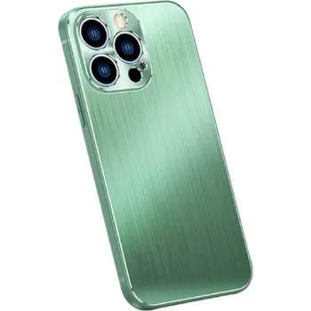 Pouzdro na mobilní telefon Odolný hliníkovo-silikonový obal pro Apple iPhone 14 Pro - zelený