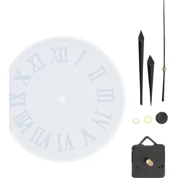 Výtvárné potřeby Jesmonite - silikonová forma na hodiny s průměrem 15,5 cm