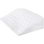 Bellatex Klínový podhlavník s proševem bílý, - 80x50x20 cm