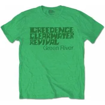 Pánské oblečení Merch Creedence Clearwater Revival: Tričko Green River XXL