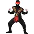 Karnevalový kostým Widmann 3856 kostým Japonský Ninja červený/černý