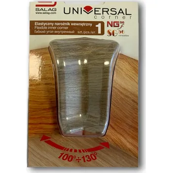 soklová lišta Salag 79 - Soklová lišta NGF56, dekor Popelavě pastelový Produkt: Roh vnitřní FLEXI universální