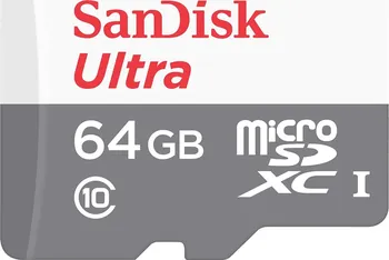 Paměťová karta SanDisk Ultra microSDXC 64 GB UHS-I U1 A1 100 MB/s + SD adaptér