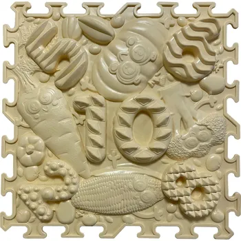 Ortonature - ortopedická podlaha Pojďme hrát matematiku 10 tvrdá Světle béžová