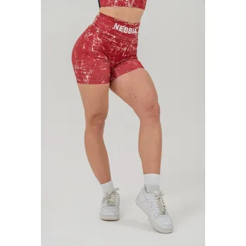 Dámské kraťasy NEBBIA Leginové šortky s vysokým pasem 5″ HAMMIES červené XS