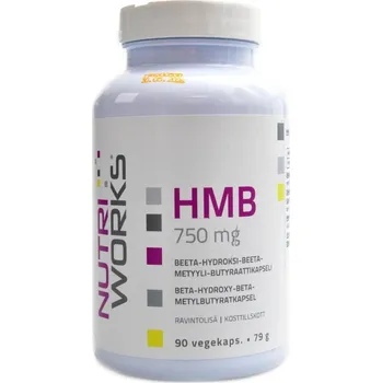 NutriWorks HMB 750mg 90 kapslí