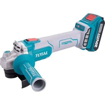 úhlová bruska Bruska úhlová AKU, 125mm, 20V LI-ION, industrial, bez baterie a nabíječky TOTAL-TOOLS