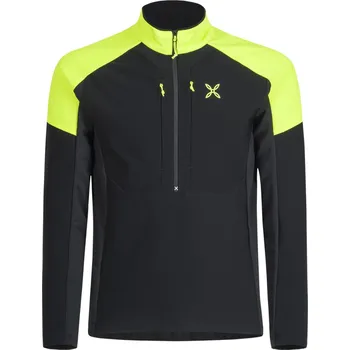 Pánská mikina MONTURA mikina FORCE ANORAK černo/žlutá M