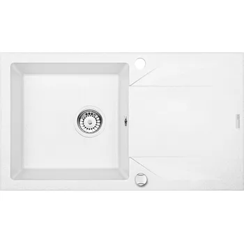 Granitový dřez Deante Evora granitový dřez 78x44 cm bílá ZQJ_A113