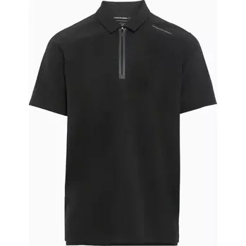 Pánské tričko PORSCHE DESIGN Active polo shirt Polokošile tričko s límečkem černá (Ultra lehké, vodoodpudivé polo tričko.)