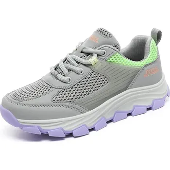 Pánská běžecká obuv Outdoorové tenisky MIX570 Barva: Světle Šedá, Velikost: 41