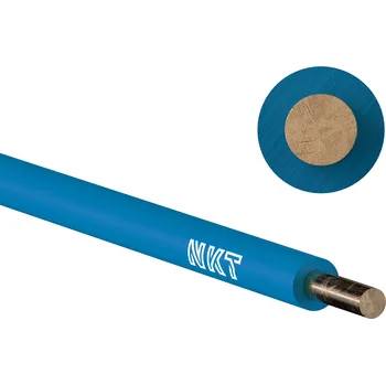 elektrický kabel KABLO VRCHLABÍ Kabel H07V-U 4 světle modrý (CY) CP1500040TNNNFN