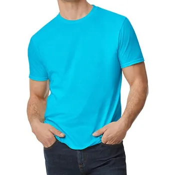 Pánské tričko Gildan Pánské triko G980 Caribbean Blue XL