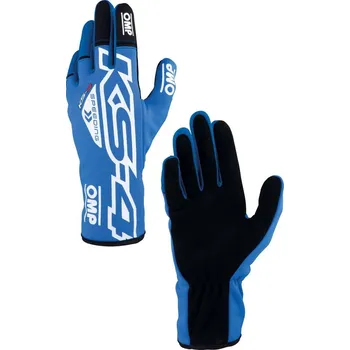 Cyklistické rukavice OMP Karting Rukavice KS-4 (i dětské) Modrá XXS