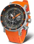 Vostok Europe Lunochod-2 Multifuncional Line YM86/620A506 - Oranžový silikonový řemínek + 5 let záruka, pojištění a dárek ZDARMA