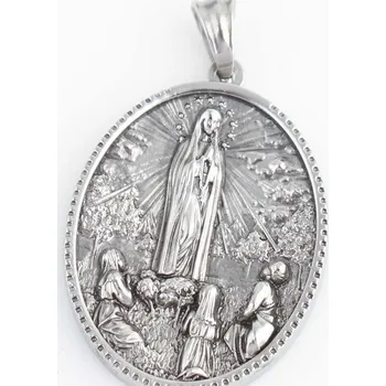 Souprava šperků Přívěsek Panna Maria Fatimská chirurgická ocel vl 481-1