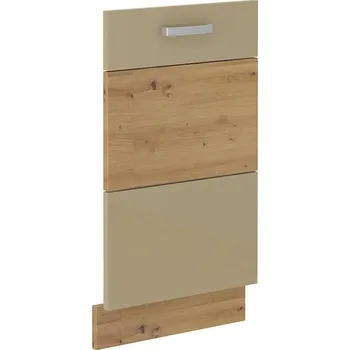 Kuchyňská skříňka LEMPERT Dvířka na myčku ARISA 34 (713 x 446 mm) cappucino lesk