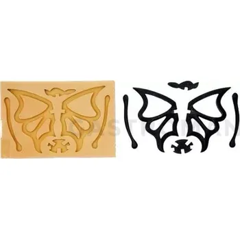 Čokoládová tyčinka Silikonová forma na cukrovou hmotu nebo čokoládu ve tvaru motýla | SILIKOMART, SugarFlex Gold