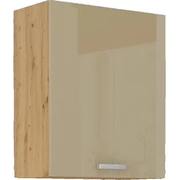 LEMPERT Horní skříňka ARISA 14 (60 / 72 cm) cappucino lesk