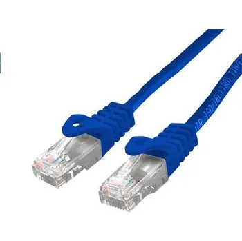 Síťový kabel Kabel C-TECH patchcord Cat6, UTP, modrý, 2m