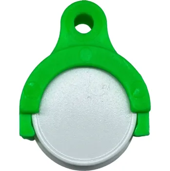 Žeton do nákupního košíku plastový zelený