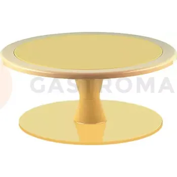 Čokoládová tyčinka Stojan na dorty a dezerty ve žluté barvě, průměr 24 cm | SILIKOMART, Hula Up-S