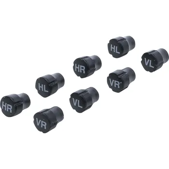 Autodílna BGS Technic 80722 čepičky ventilů s označením kola 8 ks