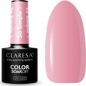 Lak na nehty Gel lak CLARESA® Se Simple 3 5ml